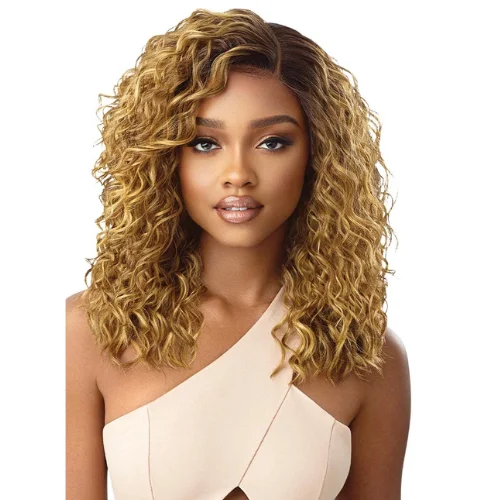 Lace wig with a side - part for a more flattering lookTeagan HD Synthetic Lace Front Wig by Outre