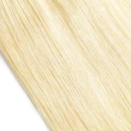 Lace wig with a side - swept bang for a sophisticated lookEuropean Virgin Human Hair Blonde #613 color Straight bundle deal 1 bundle/ 3 bundle /4 bundles