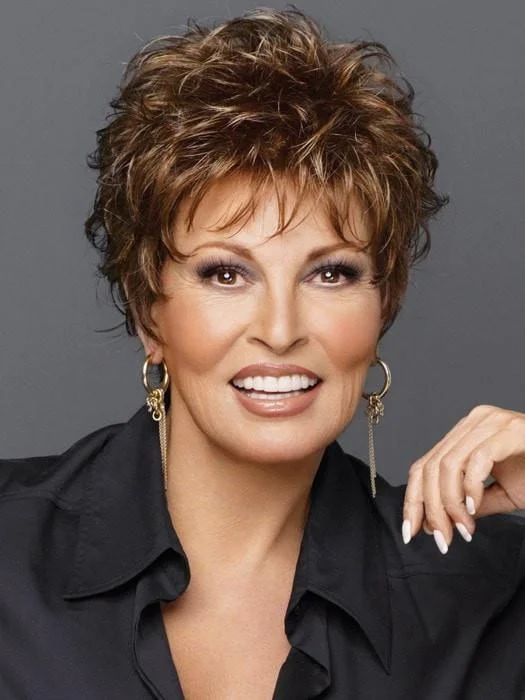 Bob wig with auburn highlights for a warm and vibrant appearanceWhisper Wig by Raquel Welch | Synthetic (Traditional Cap) | Clearance Sale Open Box (Unworn - Like New)