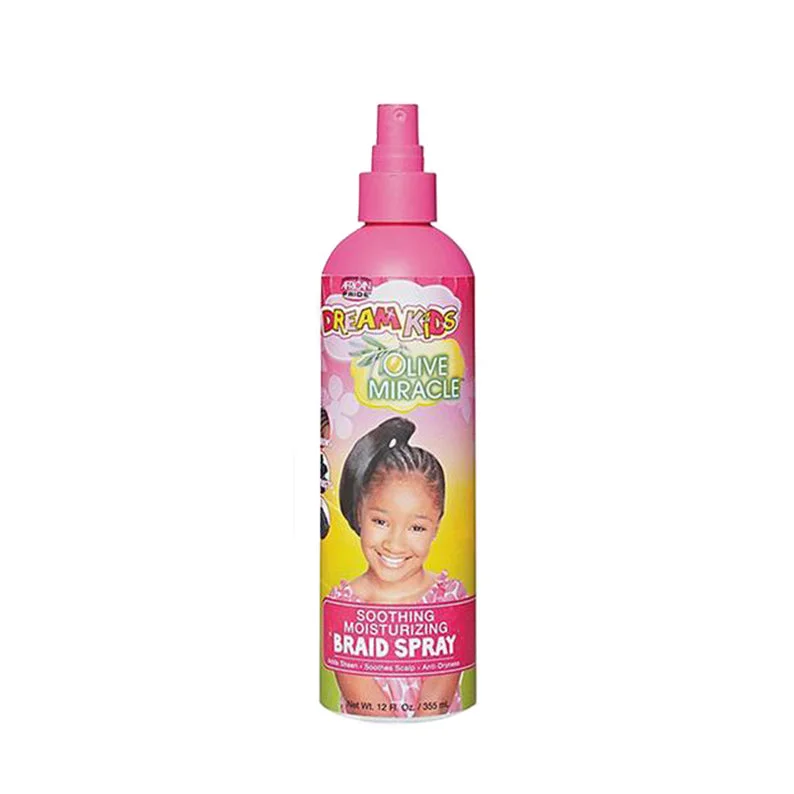 Lace wig with a 200 - density for a full and thick appearanceAFRICAN PRIDE Dream Kids Braid Spray 12oz