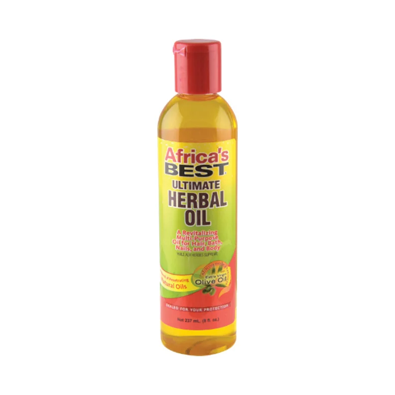 Lace wig with a curly texture for a bold and stylish choiceAFRICA'S BEST Ultimate Herbal Oil 8oz