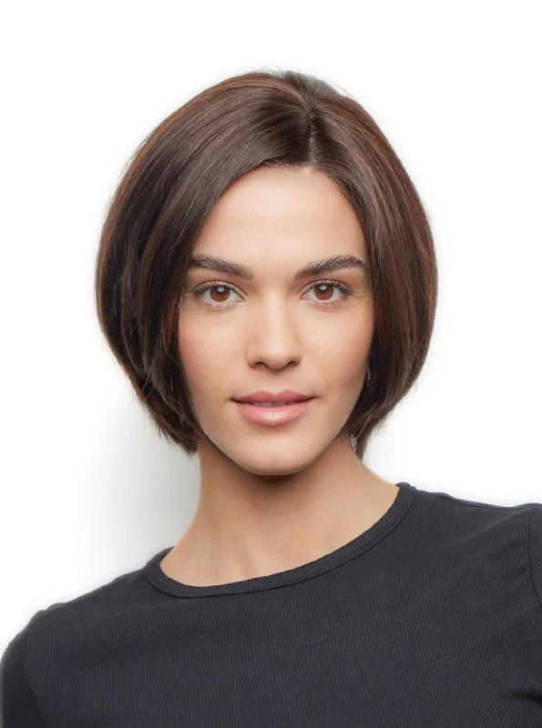 Human - hair wig with a curly texture for a bold and stylish choiceAlina - Human Hair Wig