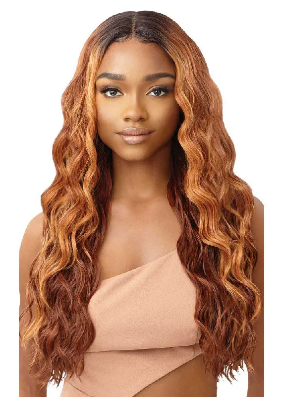 Lace wig with a wispy fringe for a soft and feminine lookAlshira