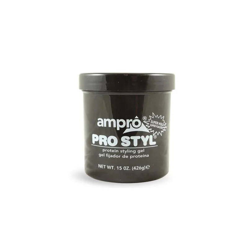 Lace wig with a side - swept bang for a sophisticated lookAMPRO PRO Style Protein Styling Gel - Super Hold 15oz