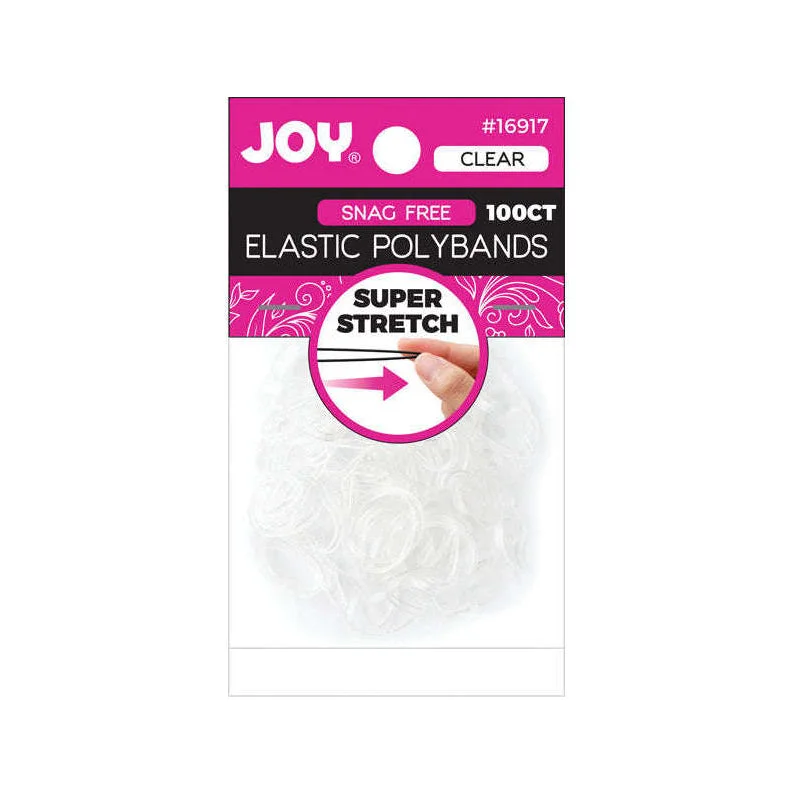 Lace wig with a middle - part for a classic and elegant styleANNIE Elastic Polybands 100p [Clear] #16917