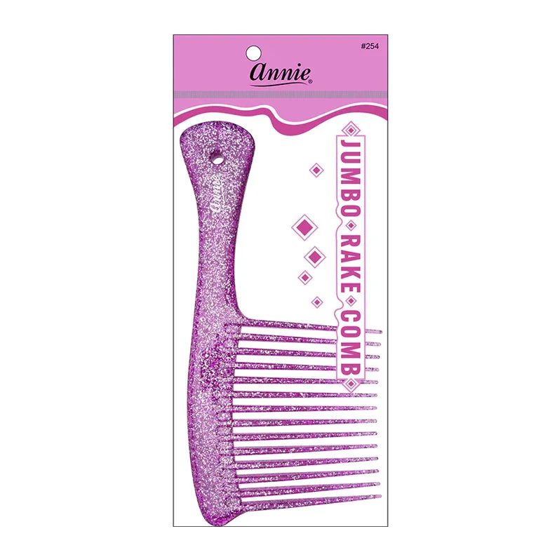 Lace wig with a wispy fringe for a soft and feminine lookANNIE Luminous Jumbo Rake Comb Assorted Color #254