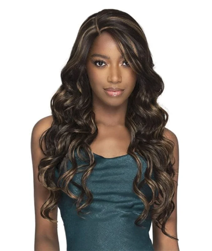 Lace wig with a side - part for a more flattering lookBobbi Boss Double Part Lace Wig- Mlf811 Cadence