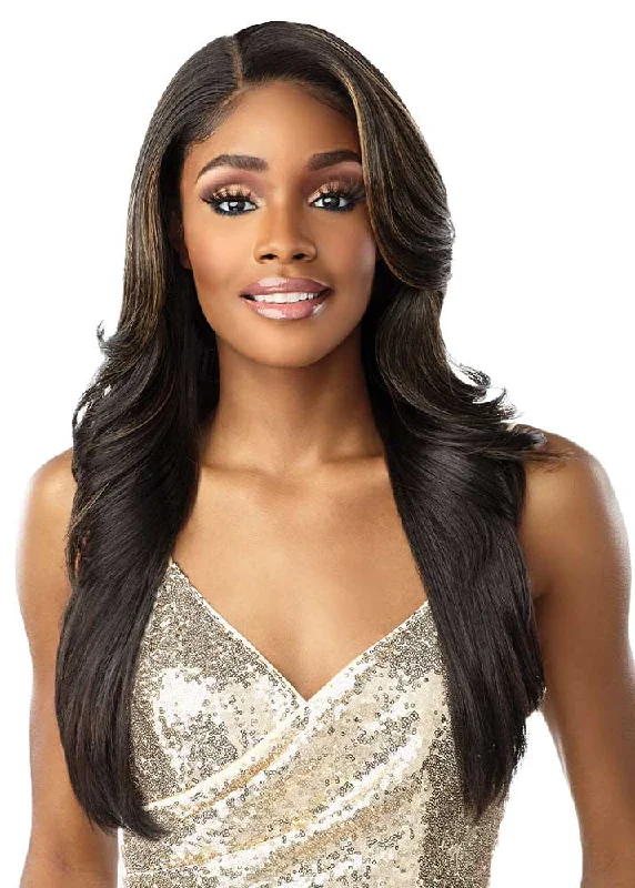 Synthetic lace wig with a heat - resistant formulaButta Unit 27