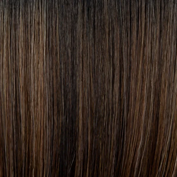 MC8/29SS | CHOCOLATE TOFFEE | Rooted brunette with red highlights