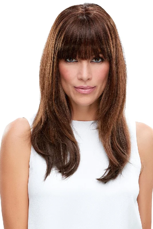 Bob wig with a wavy texture for a beachy lookEasiFringe Human Hair Clip In Volumizer