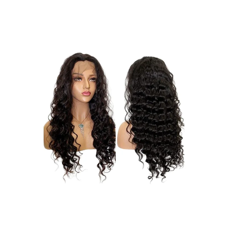 Indian - human - hair wig with a natural - looking shineFashion Plus - Brazilian Full Lace 100% Human Hair Wig