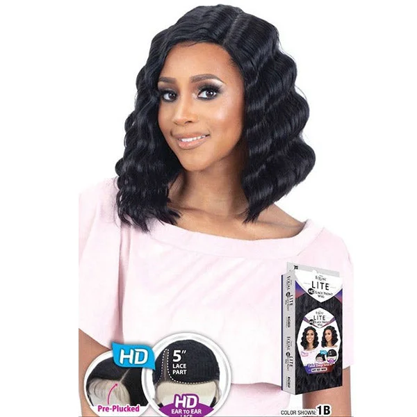 Lace wig with a middle - part for a classic and elegant styleFREETRESS EQUAL HD LITE LACE FRONT WIG TIDAL DEEP WAVER [SW33TDX]