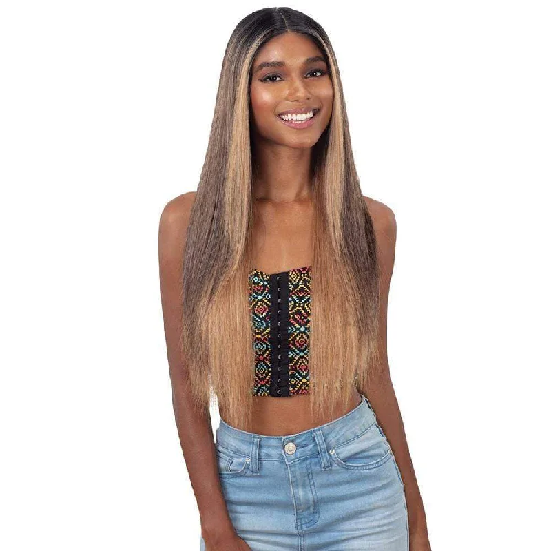 Lace wig with a pre - bleached knot for a natural - looking scalpFreeTress Equal Level Up HD Lace Front Wig - Ladonna