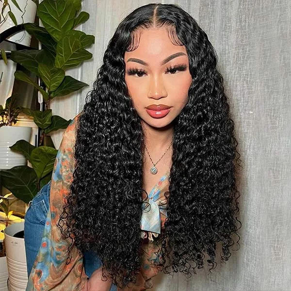 Lace wig with a curly texture for a bold and stylish choiceMslynn Hair HD Lace Wigs 13x4 Lace Front Wig Bouncy Curly Frontal Wig