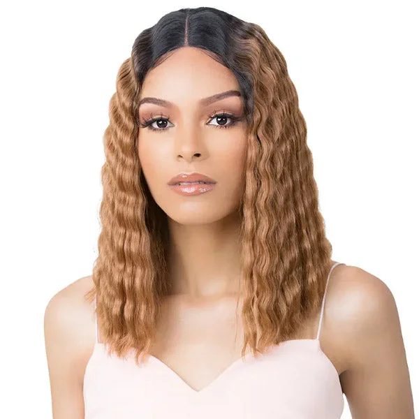 Human - hair lace wig for a luxurious and natural feelITS A WIG HD LACE CRIMPED HAIR 1 [HDLACECRIMPED1]