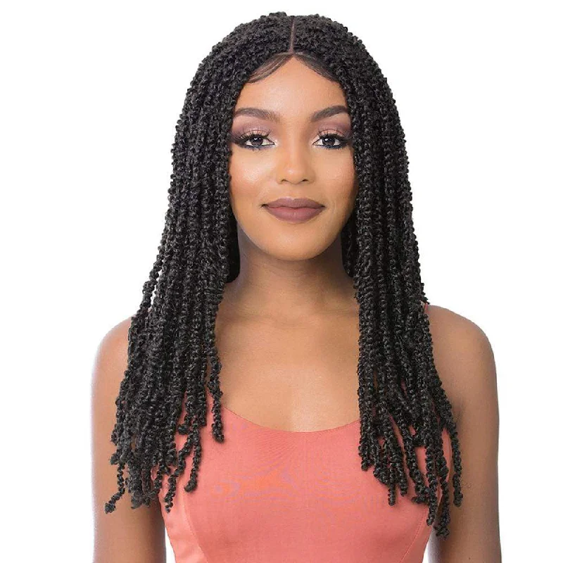 Lace wig with a 200 - density for a full and thick appearanceIt's A Wig! Synthetic Lace Front Wig - St Water Wave Twist 24"