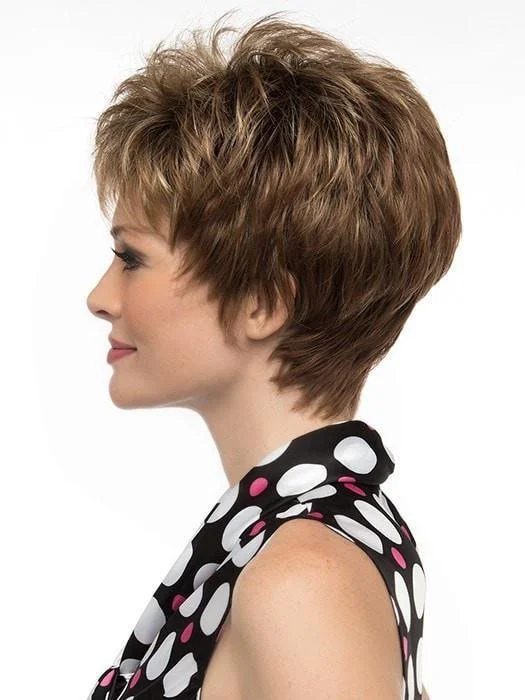 Bob wig with a curly fringe for a playful and youthful vibeJacqueline Wig by Envy | Synthetic (Traditional Cap)