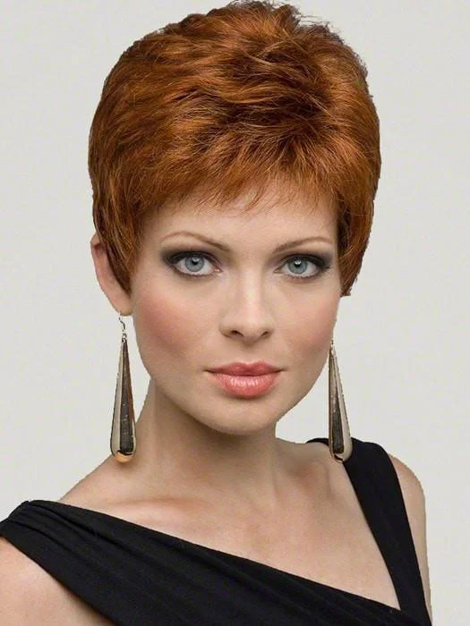 Bob wig with a pixie - inspired cut for a bold and stylish choiceJeannie Wig by Envy | Synthetic (Mono Top) | Clearance Sale