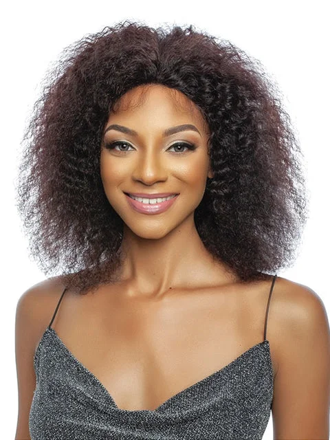 Lace wig with a straight texture for a sleek and minimalist lookMane Concept 100% Unprocessed Human Hair Trill 13x4 HD Lace Wig - TRE2181 4A NATURAL BEAUTY 14