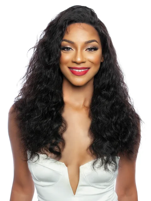 Lace wig with a curly texture for a bold and stylish choiceMane Concept Trill 13A 100% Unprocessed Human Hair HD Whole Lace Wig - TROH408 BODY WAVE 24"