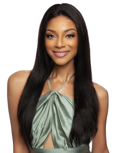 Lace wig with a pre - plucked hairline for a more natural lookMane Concept Trill 13A 100% Unprocessed Human Hair HD Whole Lace Wig - TROH402 STRAIGHT 24