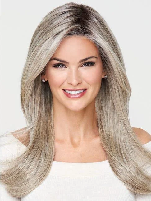 Lace wig with a silk - base cap for a comfortable and smooth feelMesmerized Wig by Raquel Welch |100% Hand Tied Lace Front Heat Friendly Synthetic(Mono)