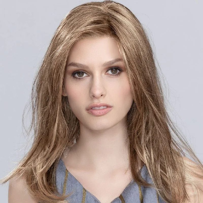 Lace wig with a wispy fringe for a soft and feminine lookMiley Small Part Mono Ext Lace Front Wig Ellen Wille Hairpower Collection