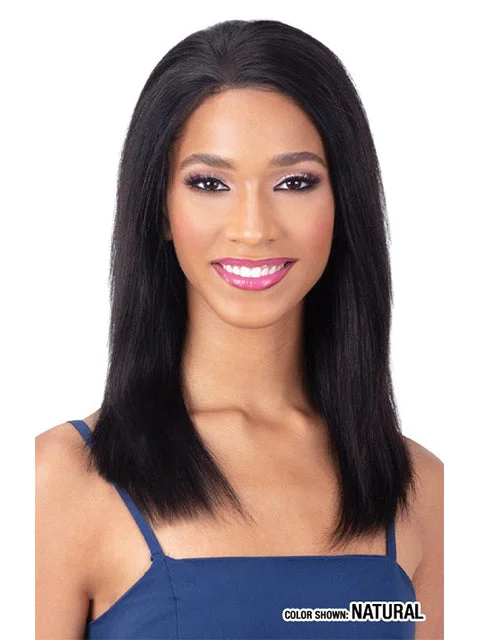 Human - hair lace wig for a luxurious and natural feelModel Model Haute 100% Human Hair HD Lace Frontal Wig - STRAIGHT 18  *FINAL SALE