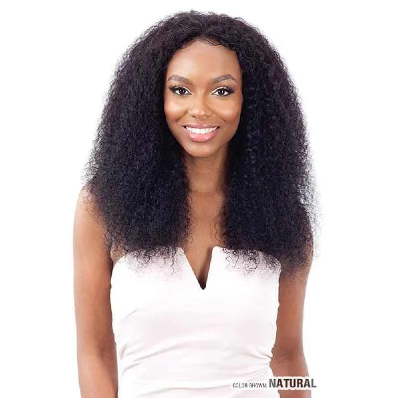 Lace wig with a curly texture for a bold and stylish choiceShake-N-Go Wet & Wavy Human Hair Lace Front Wig - Bohemian Curl