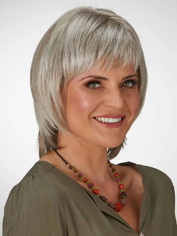 Lace - front bob wig for a seamless hairlineNow and Forever wig - Natural Image