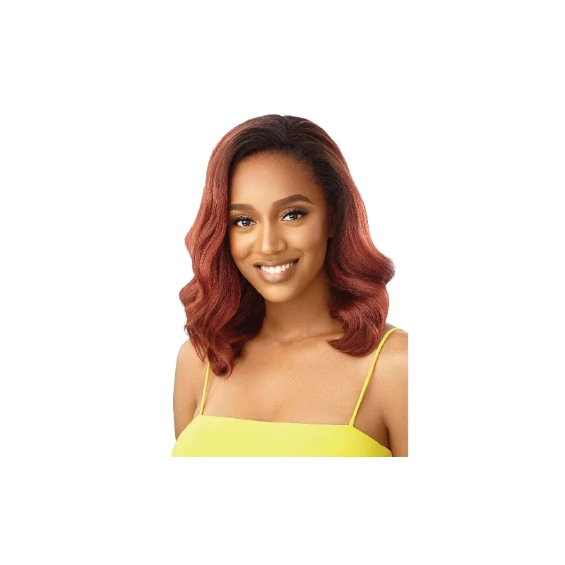 Human - hair wig with a middle - part for a classic and elegant styleOUTRE CONVERTI-CAP - DAZZLING GLAM