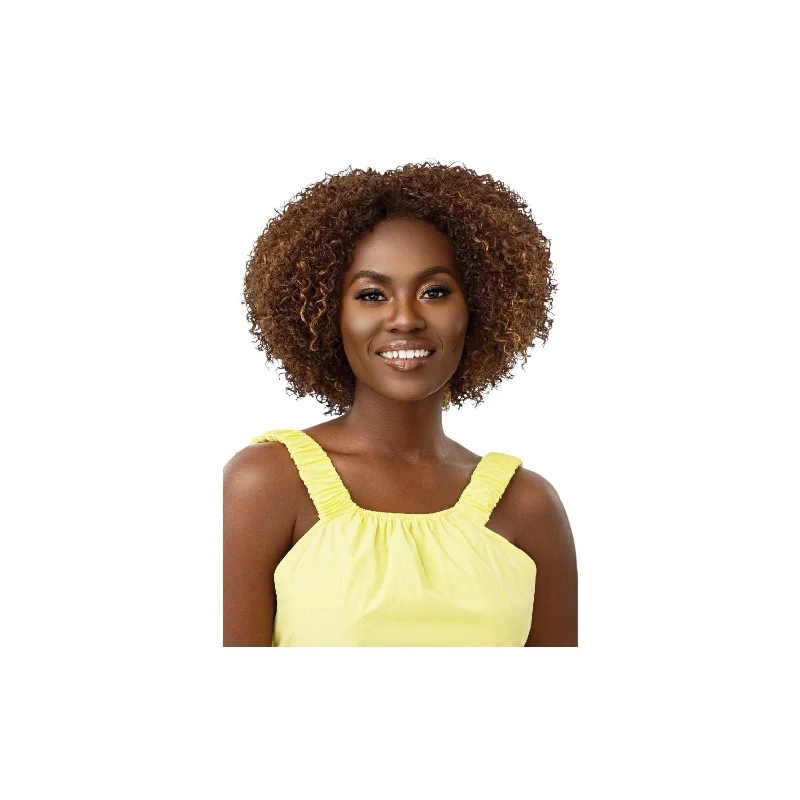 Human - hair wig with a wavy texture for a beachy and relaxed lookOUTRE CONVERTI-CAP - POPPIN' CURLS