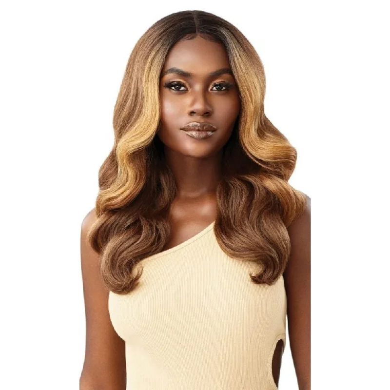 Lace wig with a 13x4 lace frontal for a wide - parting areaOutre HD Transparent Lace Front Wig - Amadio