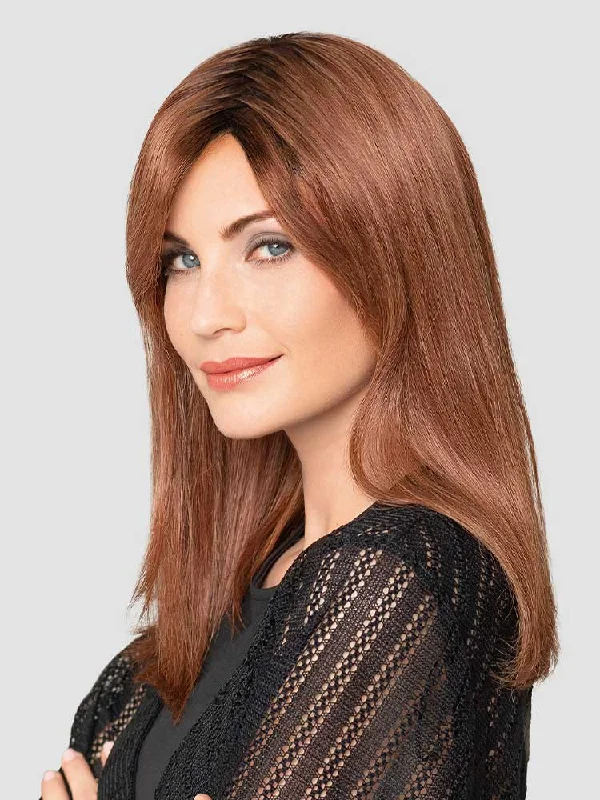 Human - hair wig with a natural - looking root for a more realistic lookPauline Mono Lace Human Hair wig - Gisela Mayer