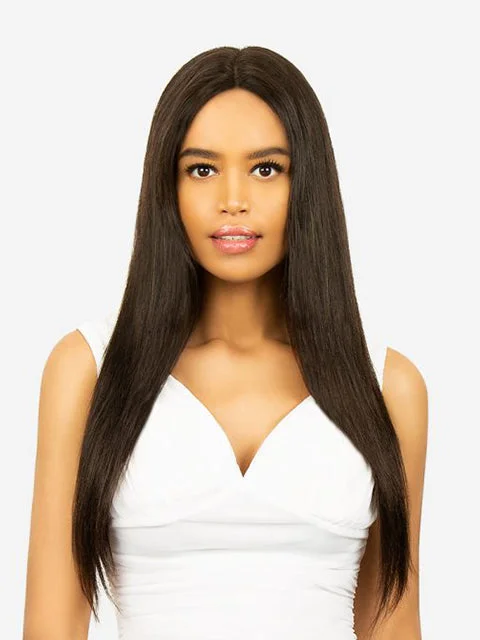 Lace wig with a curly texture for a bold and stylish choiceR&B Collection 100% Unprocessed Brazilian Virgin Remy Human Hair Deep Part Lace Wig - PA-JANELLE