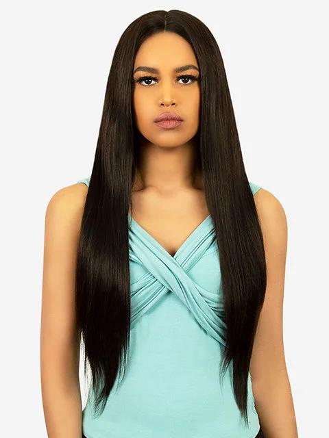 Lace wig with a side - part for a more flattering lookR&B Collection 100% Unprocessed Human Hair HD Lace Front Wig - HD-STRAIGHT 30