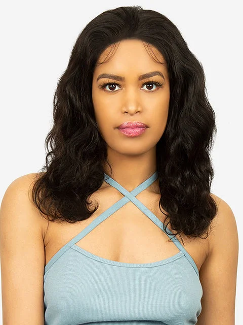 Lace wig with a straight texture for a sleek and minimalist lookR&B Collection 100% Unprocessed Human Hair Pre-Plucked 6x4 Lace Front Wig - H-NATURAL-W 18