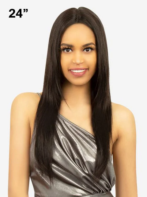 Lace wig with a side - part for a more flattering lookR&B Collection 12A Unprocessed Human Hair 360 Lace Front Wig - 3H STRAIGHT