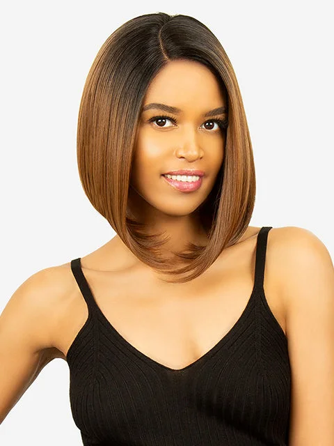 Adjustable - cap lace wig for a comfortable fitR&B Collection Human Hair Blended Lace Wig - DAY 1