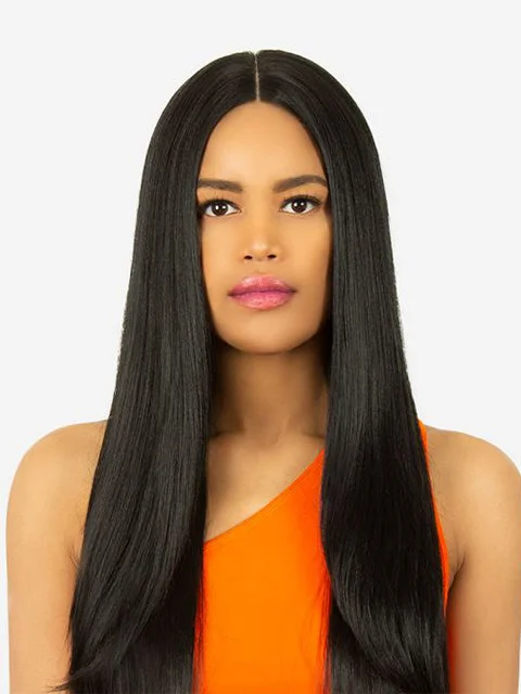 Lace wig with a straight texture for a sleek and minimalist lookR&B Collection Human Hair Blended Lace Wig - DAY 13