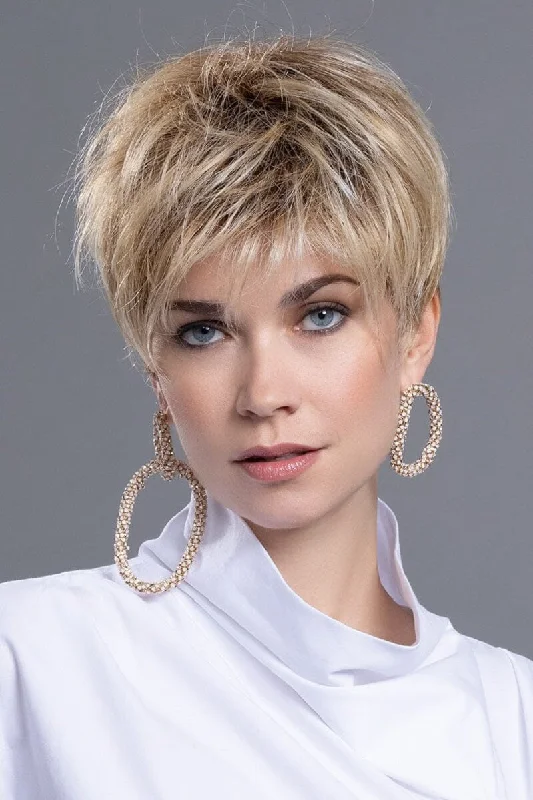 Synthetic lace wig with a heat - resistant formulaSale - Ellen Wille Wigs - Elan - Color: Metallic Blonde Rooted