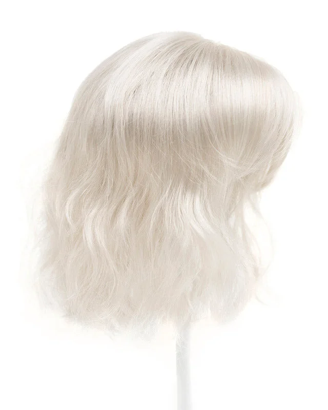 Lace wig with a straight texture for a sleek and minimalist lookSale - XBC - Envy Toppers - Making Waves - Color: Frosted