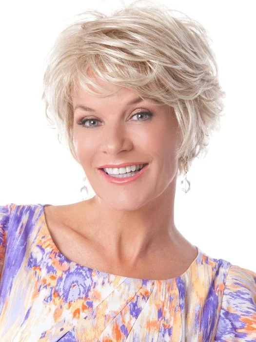 Short - bob wig for a super - sleek and minimalist styleSalon Select Wig by Toni Brattin | Heat Friendly Synthetic (Traditional Cap )