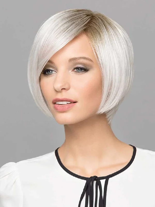 Ash - blonde bob wig for a trendy and cool - toned lookSalon Style Mono Lace wig - Gisela Mayer