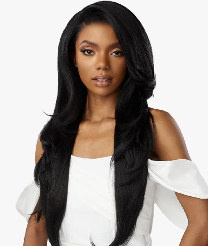 Lace wig with a middle - part for a classic and elegant styleSensationnel Bare Lace Wig- 13X6 Unit 7