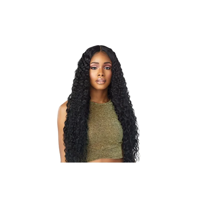 Human - hair wig with a silk - base cap for a comfortable and smooth feelSENSATIONNEL BUTTA LACE UNIT 3