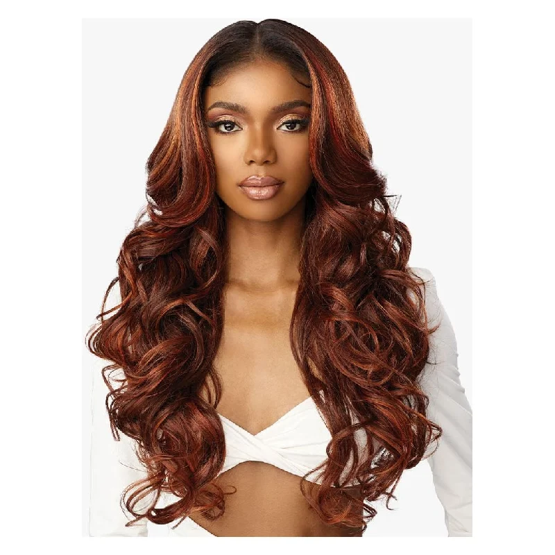 Lace wig with a wavy texture for a beachy lookSensationnel Butta Synthetic Glueless Pre-Cut HD Lace Front Wig - Butta Pre-Cut Unit 3