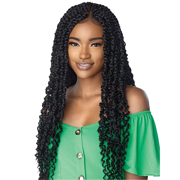 Full - lace wig with a natural - looking hairline for a seamless appearanceSENSATIONNEL CLOUD 9 4X5 BRAIDED LACE WIG PASSION TWIST 28" [LDPT28]