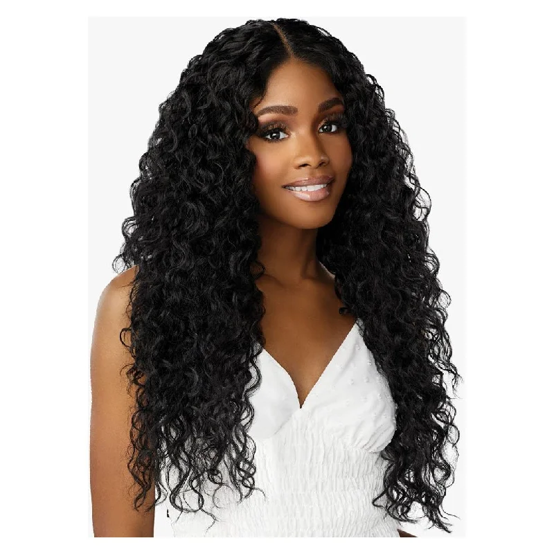 Lace wig in a chocolate - brown color for a rich and warm appearanceSensationnel Dashly Synthetic HD Lace Front Wig – Lace Unit 39