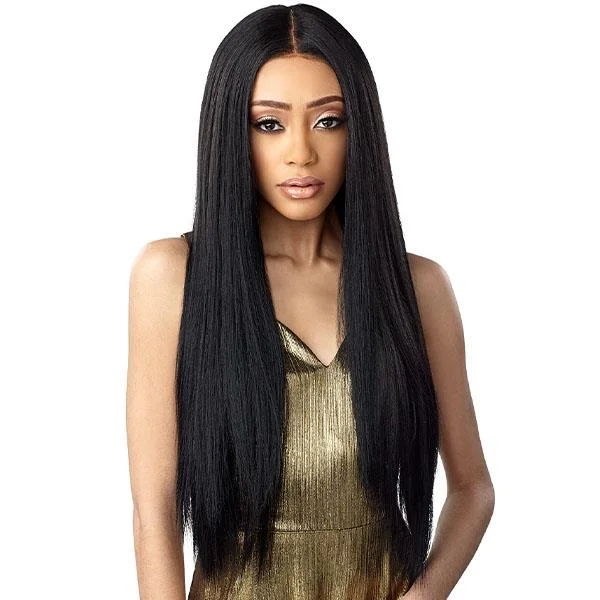 Lace wig with a 13x4 lace frontal for a wide - parting areaSENSATIONNEL HD LACE FRONT WIG BUTTA UNIT 18 [LDB18]